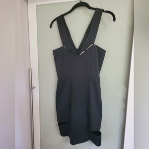 Mason Black Bandage Dress with Cut Outs Size 4